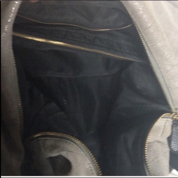 Lola Bernard Modena Croc Embossed Leather Hobo - Picture 7 of 8